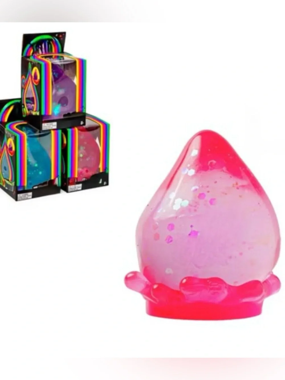 RARE NeeDoh Dream Drop + Stand Pink Squishy TikTok Viral Toy New SHIPS TODAY! - Picture 5 of 7